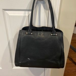 Kate Spade black leather bag
